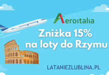 Leć do Rzymu z Lublina ze zniżką 15%